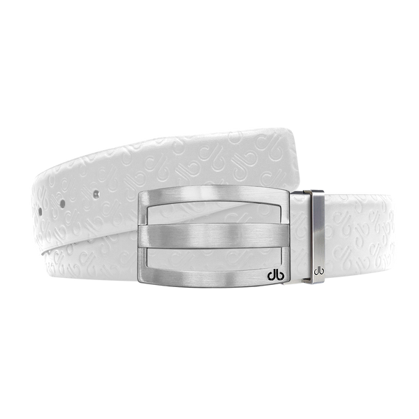 hugo boss white golf belt