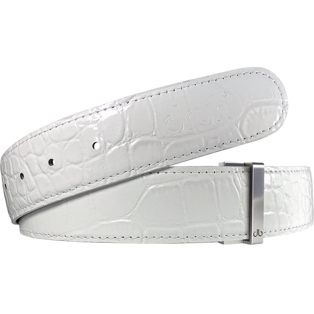 Lee Westwood 'Race to Dubai' Winners Edition White Croc with DB Repeat Buckle
