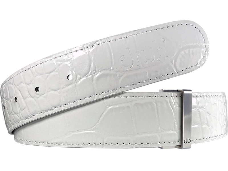 Lee Westwood 'Race to Dubai' Winners Edition White Croc with DB Repeat Buckle