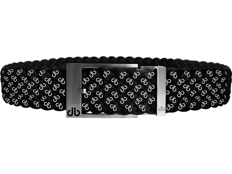 Black DB Icon Dreave Reversible Belt with Prong