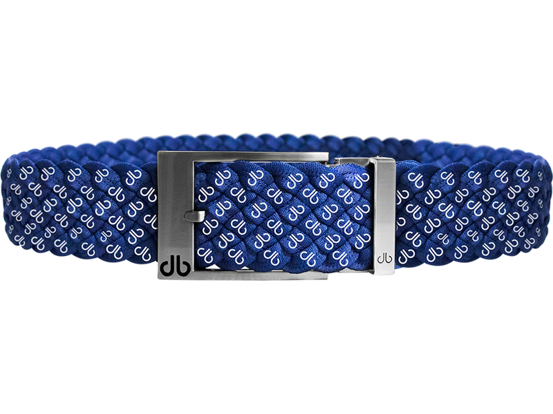 Blue DB Icon Dreave Reversible Belt with Prong