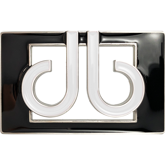 db Colour Thru Buckle - Black/White