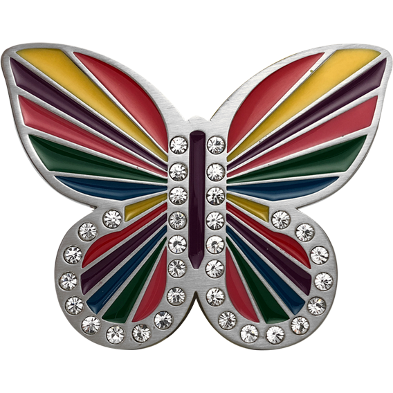 Rainbow Butterfly Buckle