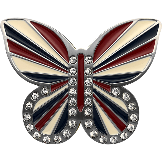 Union Jack Butterfly Buckle