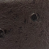 Brown Ostrich Textured Leather Belt