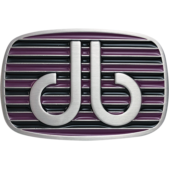 Purple and Black Stripe Buckle