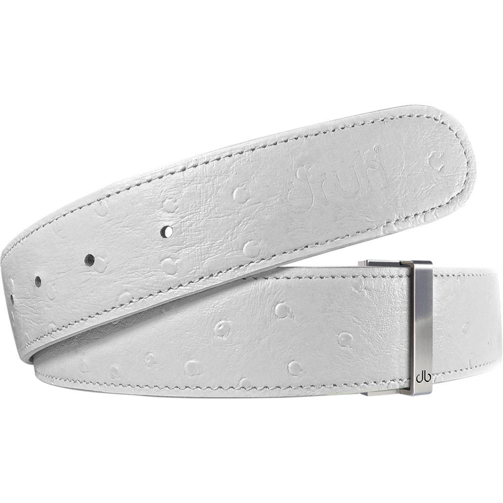 Louis Vuitton White Monogram Leather Belt, Unisex Belts
