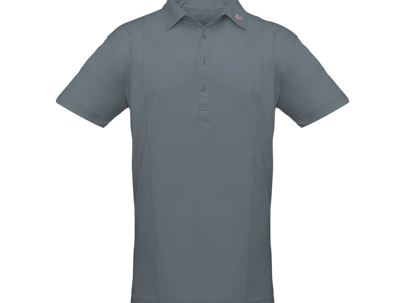 Grey Designer Polo Shirt