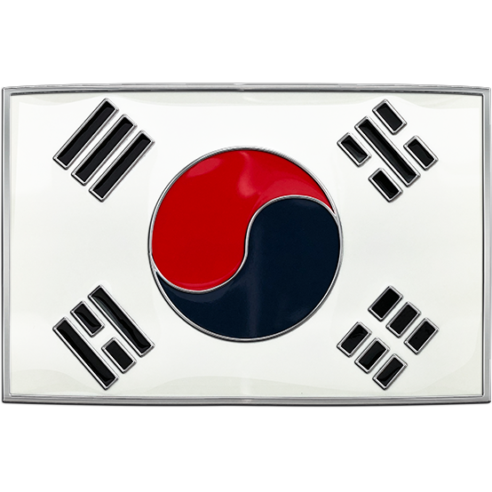 Korea Flag Buckle