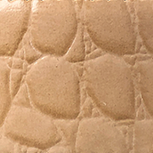 Tan Crocodile Textured Leather Belt