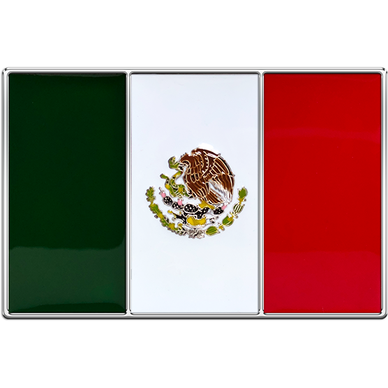 Mexico Flag Buckle