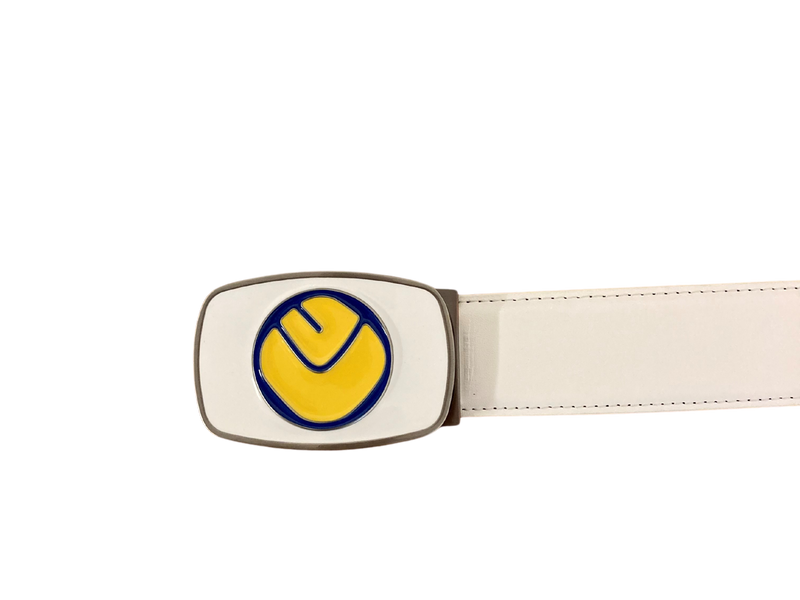 Players Leeds United Smiley Buckle - White
