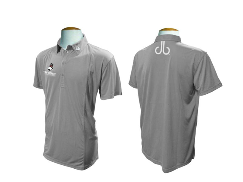 'FORE' branded Druh Polo Shirt - Grey