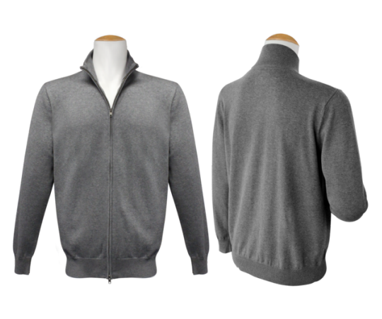 Full Zip Jumper - Grey