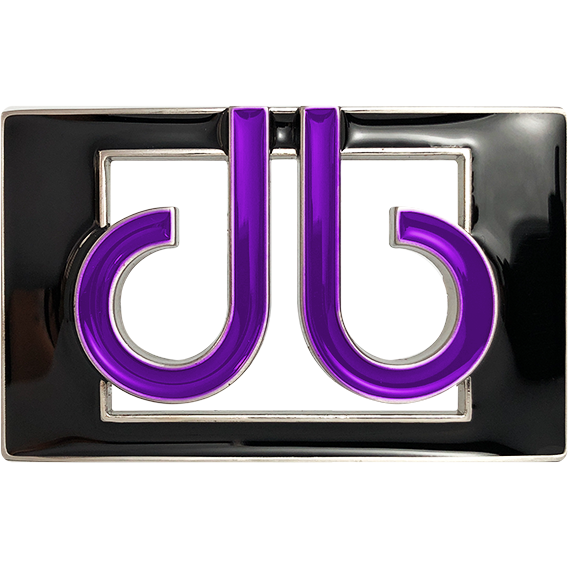 db Colour Thru Buckle - Black/Purple