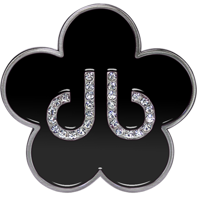 Black Flower Buckle