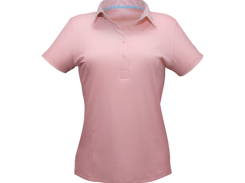 Pink Designer Polo Shirt Women