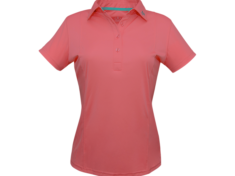 Dark Pink Designer Polo Shirt Women