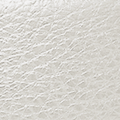White Full Grain Texture Leather Belt