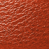 Orange Full Grain Texture Leather Belt