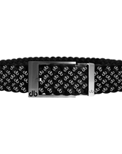 Black DB Icon Dreave Reversible Belt with Prong
